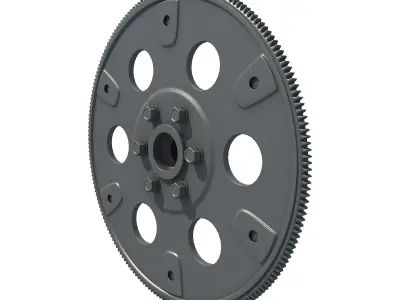 Engine Flywheel 2 3D model