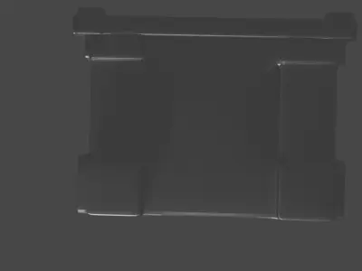 sci fi crate Free low-poly 3D model