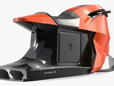  Searacer Jet Ski Orange 