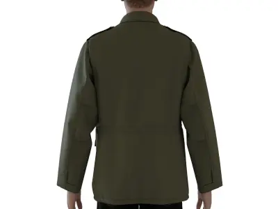 Style3D Military Jacket 3D model