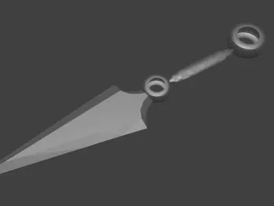 Low Poly Knife Pack - 7 Knife Low-poly 3D model