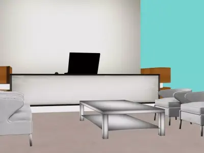 Photo studio 3D model