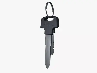 Bike key Low-poly 3D model