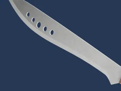 Machete Free low-poly 3D model get