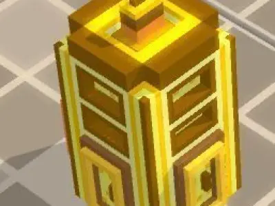 Low poly desert shrine Free low-poly 3D model