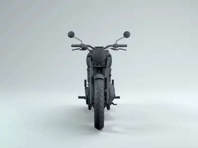 triumph t100 3D model