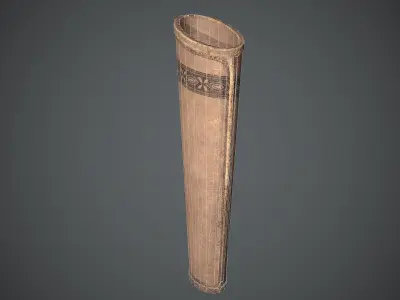Quiver Medieval Low-poly 3D model