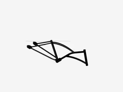Bike Frame Free 3D model by zakaria-12