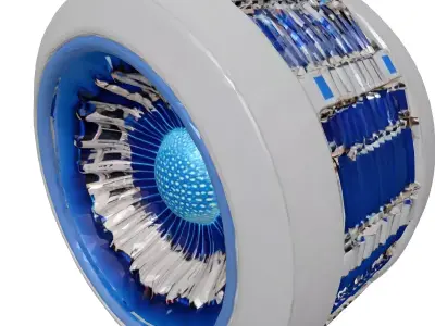SciFi Energy Core Device 3D model