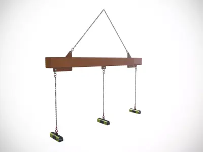Factory Crane Holder 3D model