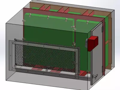 Salt Filter Box - Clean Room - Full CAD design 3D model