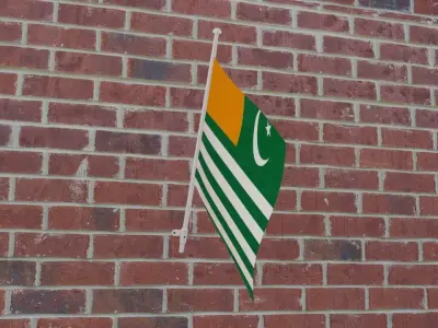 Flag of Azad Kashmir Free 3D model