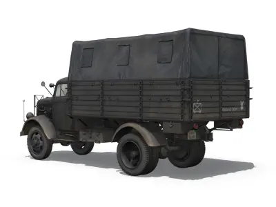 Opel Blitz - 3t Cargo truck - 17 PzDiv 3D model