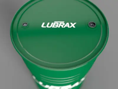 Realistic Lubrax Barrel 3D Model Low-poly 3D model