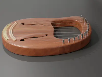 Harp 3D model