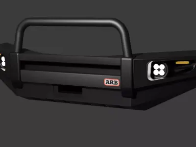 ARB FRONT BUMPER  Low-poly 3D model