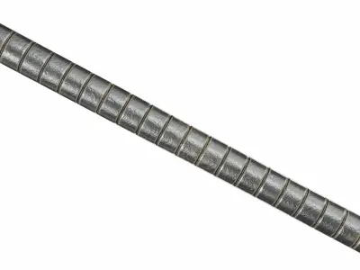 Spear Low-poly 3D model 4