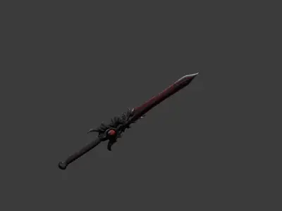 Demonic Sword 3D model