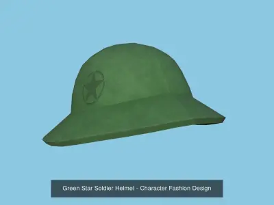 Soldier Helmets - Character Fashion Design 3D Model Pack
