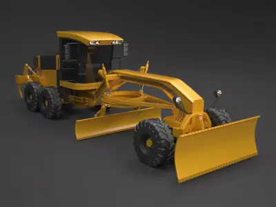 Generic Motor Grader 3D model