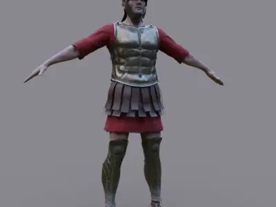 MACEDONIAN SOLDIER Free 3D model