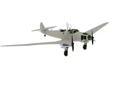 AIRCRAFT FW58B 3D model
