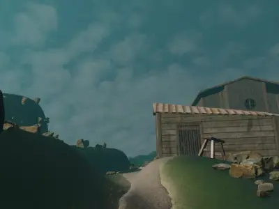 Island Settlement 3D model purchase