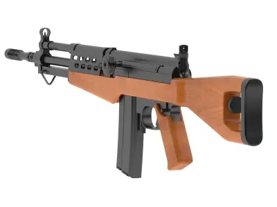 Madsen LAR 3D model
