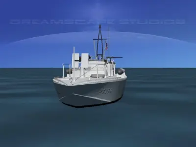 Higgins Class PT Boat PT658 3D model