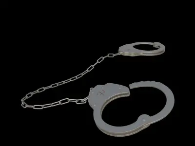 Prisoner Transport Chain Low-poly 3D model