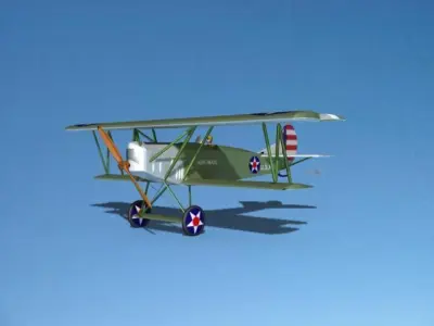 Fokker DVII Toy Plane 3 3D model