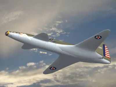 Lockheed L-133 Starjet 3D model