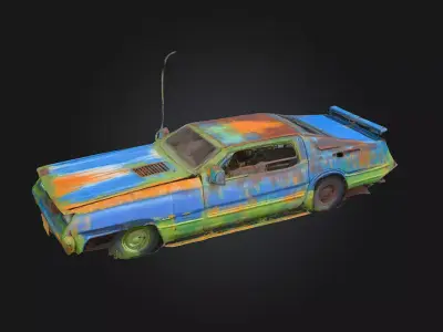 Graffiti Cruiser  Street Art on Wheels 3D model