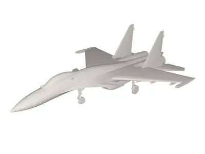 Military Plane concept 3D model by vlad25