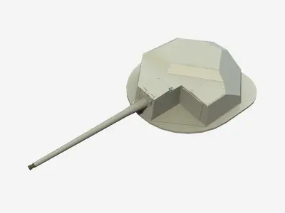 30 mm MK 46 GUN model 3D model