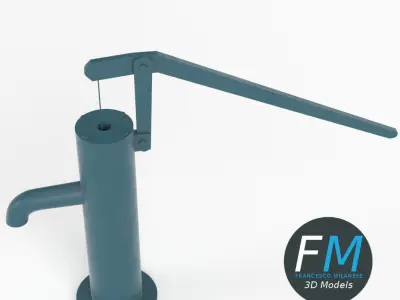 Water pump 3D model get
