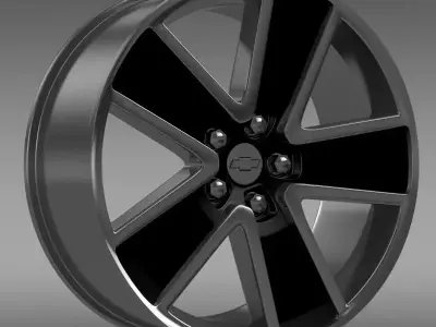 Chevrolet Camaro Convertible 2007 rim 3D model