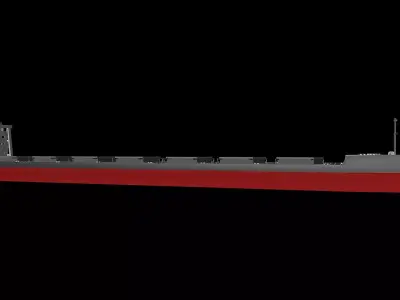 Cargo Ship  Low-poly 3D model buy