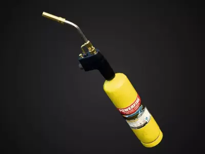 Propane Torch Low-poly 3D model purchase