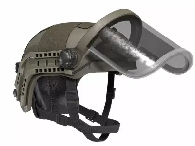 ULBRICHTS F1000H HELMET Low-poly 3D model