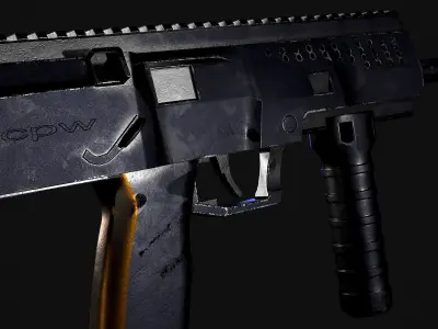 ST Kinetics CPW SMG Free low-poly 3D model