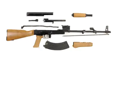 akm low poly  3D model
