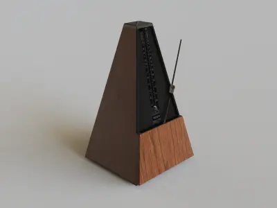 Metronome Low-poly 3D model