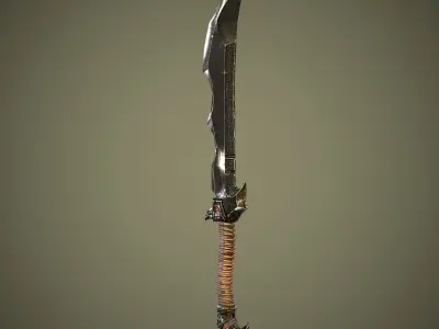Sword Free low-poly 3D model shop