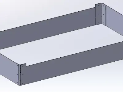 Metal riser works with XTOOL P2 3D model