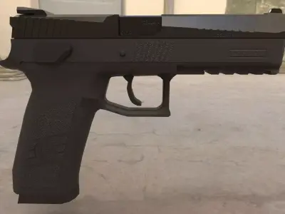 CZ P-09 Low-poly 3D model