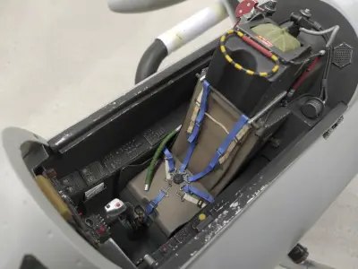 Hawker Hunter Cockpit Parts 3D print model