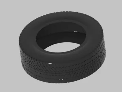 Classic tire 3D model