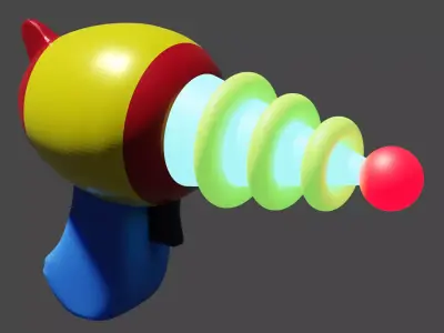 Alien Laser Gun 3D model