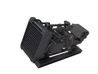 diesel generator - generator stl - sci fi generator 3D print model